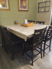 Pub high table and chairs (pending PU)