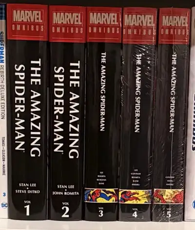 Amazing Spider-Man Omnibus set vol 1-5, View more