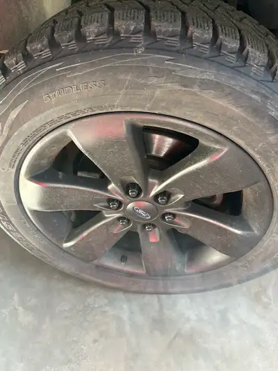4 ford fx4 rims and blizzak tires with tpms installed