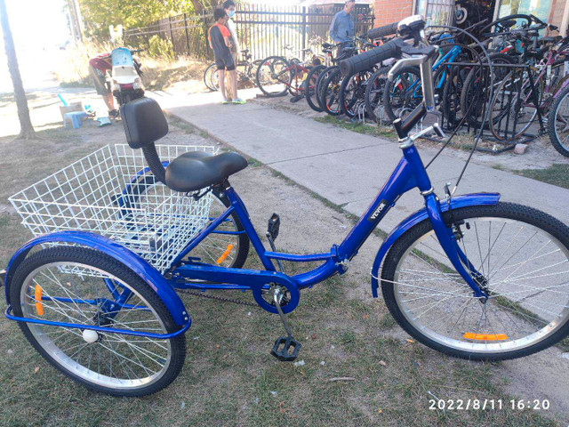 New trike folding bike for sale in Cruiser, Commuter & Hybrid in City of Toronto