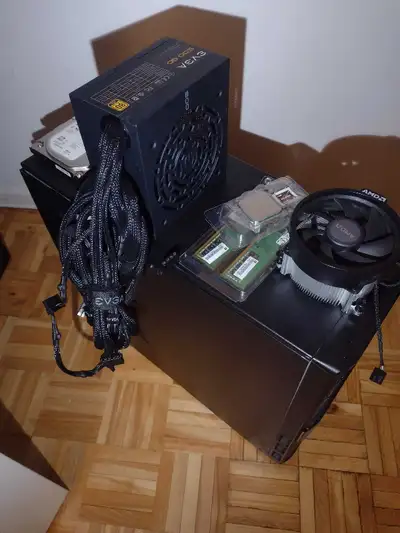 Lot pour Montage DIY Ryzen5 PSU CPU CASE RAM DRIVE combo, View more