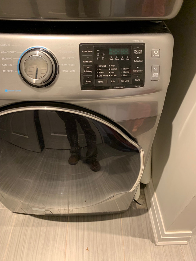 Washer and dryer set Samsung Steam in Washers & Dryers in Markham / York Region - Image 2