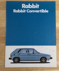 VW   Rabbit auto Brochures for Sale