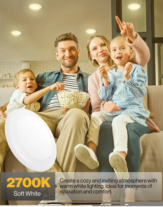 Sunco 24 Pack 5/6” LED Disk Lights Flush Mount Ceiling Light in Indoor Lighting & Fans in Markham / York Region - Image 4