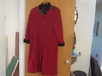 Manteau long Hiver Femme Taille moyenne Rouge
