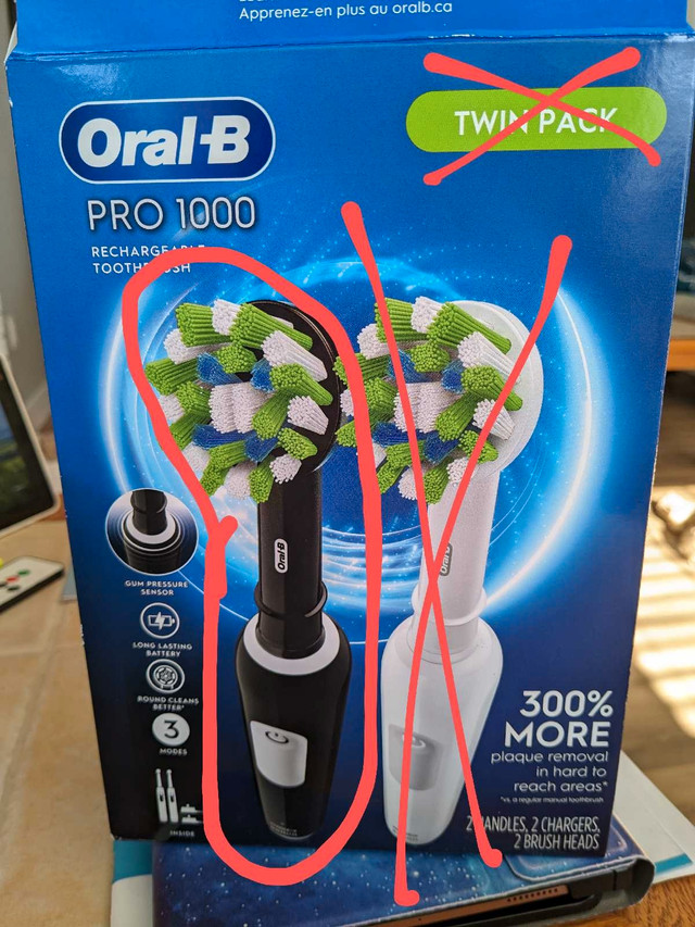 Oral-B Pro 1000 Electric toothbrush - new in box in Health & Special Needs in Cole Harbour - Image 2