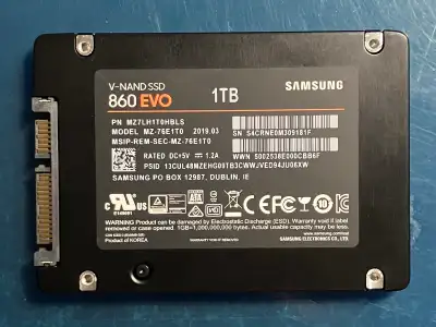Samsung 860 EVO 1TB SSD, View more