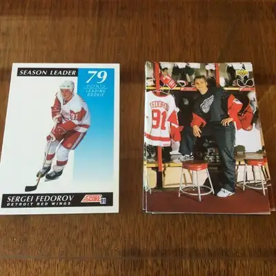 Sergei. Federov hockey cards, View more