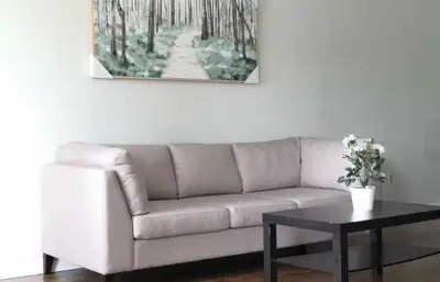 Modern Ivory EQ3 Couch 3 Seater Comfortable Seating Free Deliver, View more