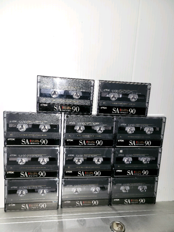 11X TDK SA-90 Type ll Super Avilyn Audio Cassettes-USED $5 Each in CDs, DVDs & Blu-ray in City of Montréal - Image 3