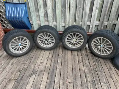I believe these are manufactured by Enzo in Italy. Size is 7.5X16 fitted with 225/55R16 winter tires...