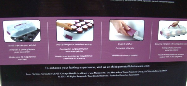New Chicago Metallic Uptake Bake & Serve Cupcake Set in Kitchen & Dining Wares in Campbell River - Image 4