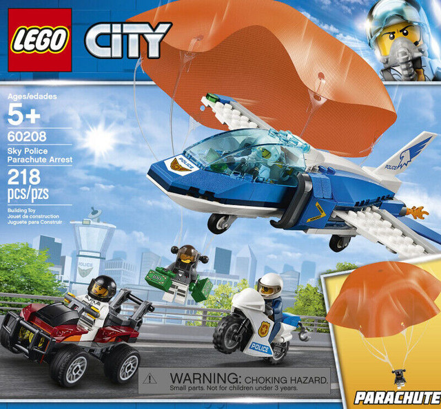 LEGO® City - La police du ciel et l’arrestation en parachute dans Jouets et jeux  à Longueuil/Rive Sud