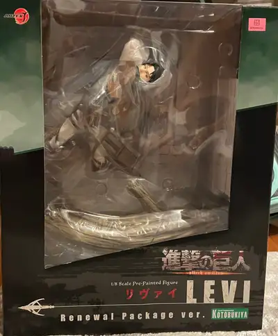Levi Attack on Titan 1/8 Scale Pre-Painted Figure - New Unopened, View more