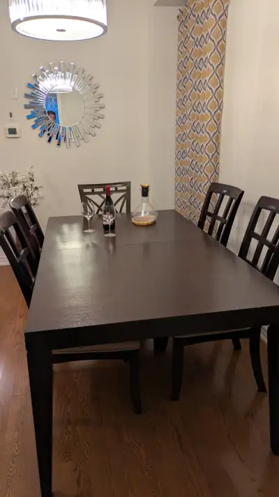 Large wood Dinning table, View more