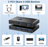 USB 3.0 Switch Selector for 2 Computers