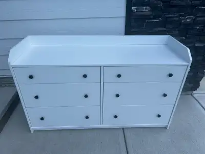IKEA White dresser with 6 drawers , View more