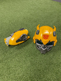 Transformer Bumblebee mask and blaster