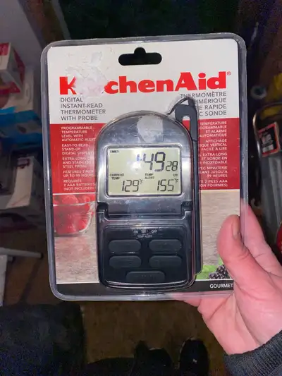Kitchen aid digital thermometer with probe 