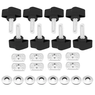 8 Thumb bolts [size 5/16" - 18 (most likely)], View more