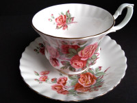 REDUCED Vintage Royal Albert Centennial Rose Teacup & Saucer