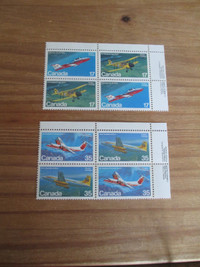 Canadian Stamps #903-6  – Canadian Aircraft (1981)