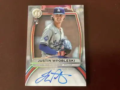 JUSTIN WROBLESKI 2025 Topps Tribute Rookie Auto /199 #TA-JW , View more