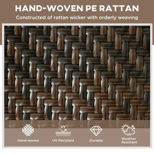 Outdoor Rattan Wicker Patio Lounger Chair Sun Lounger w/ 5-Posit in Patio & Garden Furniture in Markham / York Region - Image 5