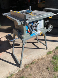 Mastercraft heavy duty table saw on stand