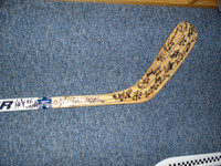 Moncton Junior Beavers Autographed Hockey Stick