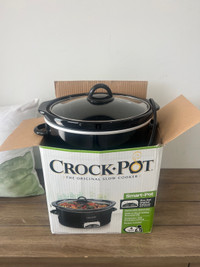 CROCKPOT SMART POT DIGITAL SLOW COOKER, BLACK - 4-QUART