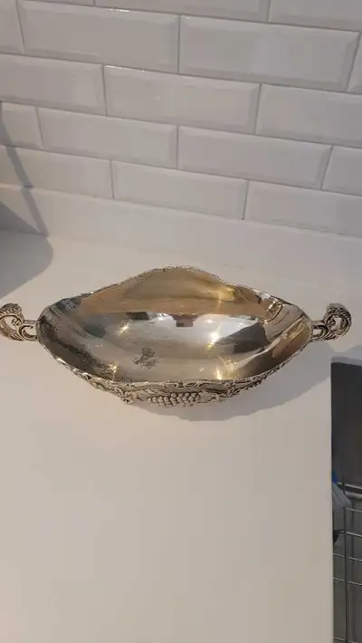 Silver Plated Fruit Bowl, View more