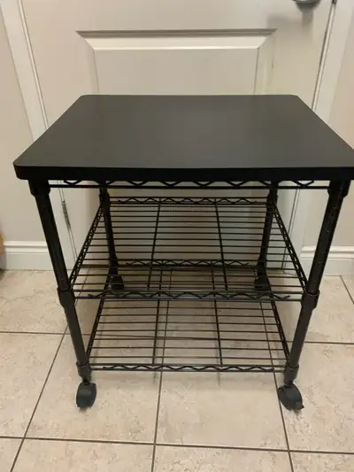 2 - Wire , 1 - Wire Shelve , Wood Top Tables, View more