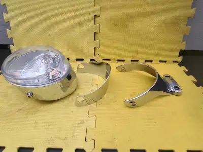 Vrod CVO/VRSC Chrome headlight, mounting bracket & Visor. $ 300 Vrod forward Controls. 2002 to 2011...