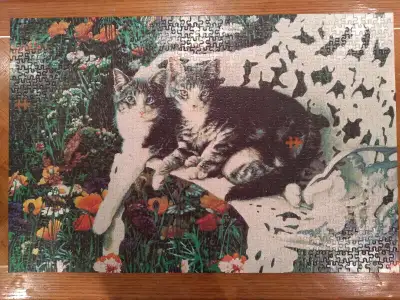 1000 pc. puzzle missing two pc., View more