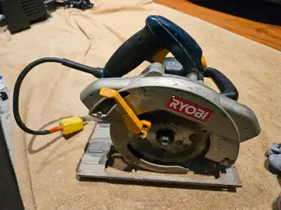 Ryobi 7 1/4" Skil/circular saw. 14 amp, great shape. $60 obo, View more