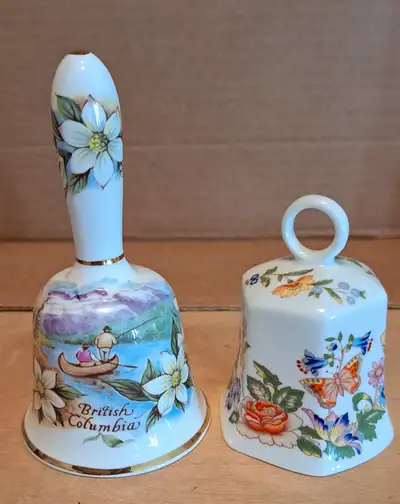 If you are seeing this ad, items are available. No need to ask. The first bell is a souvenir from Br...