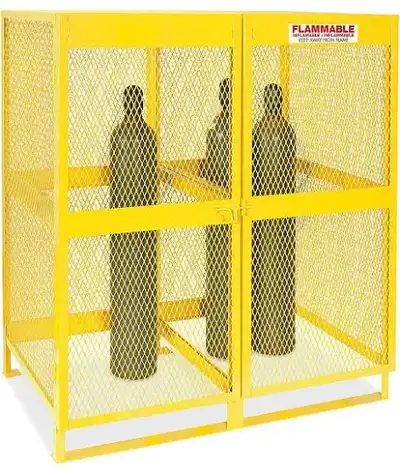Compressed gas cage or small shed or building easil, View more