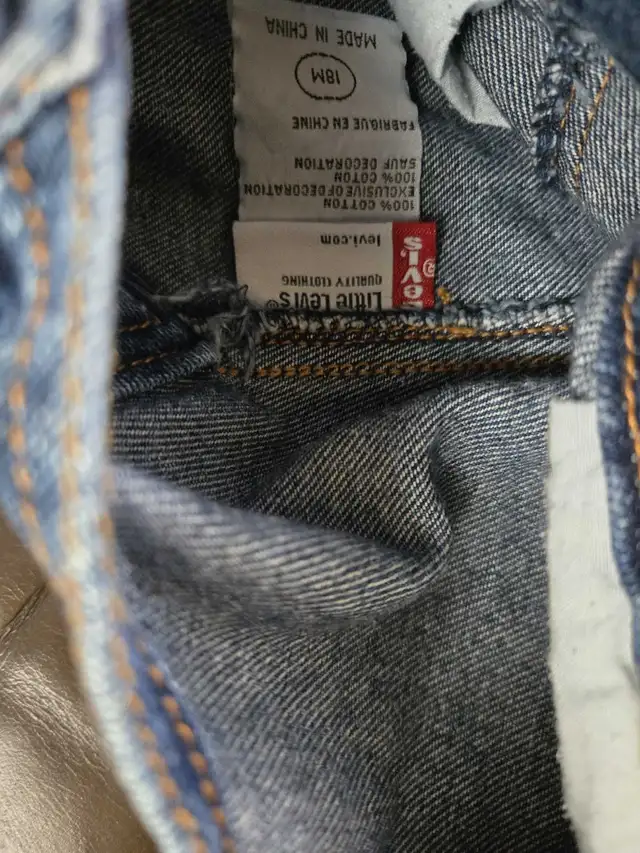 Levi's Denim Overalls in Clothing - 6-9 Months in London - Image 3