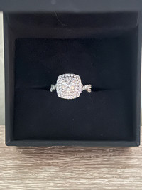 14k white gold engagement ring 