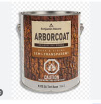 B. Moore Stain paint ABORCOAT Semi Tran. Oil brown Hidden Valley