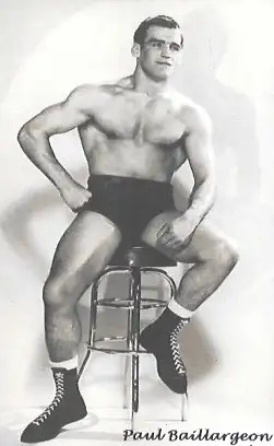 Carte Postale - D'un ancien lutteur Paul Baillargeon Homme fort, View more