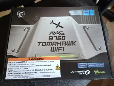 MSI MAG B760 Tomahawk DDR5 Motherboard $150, View more