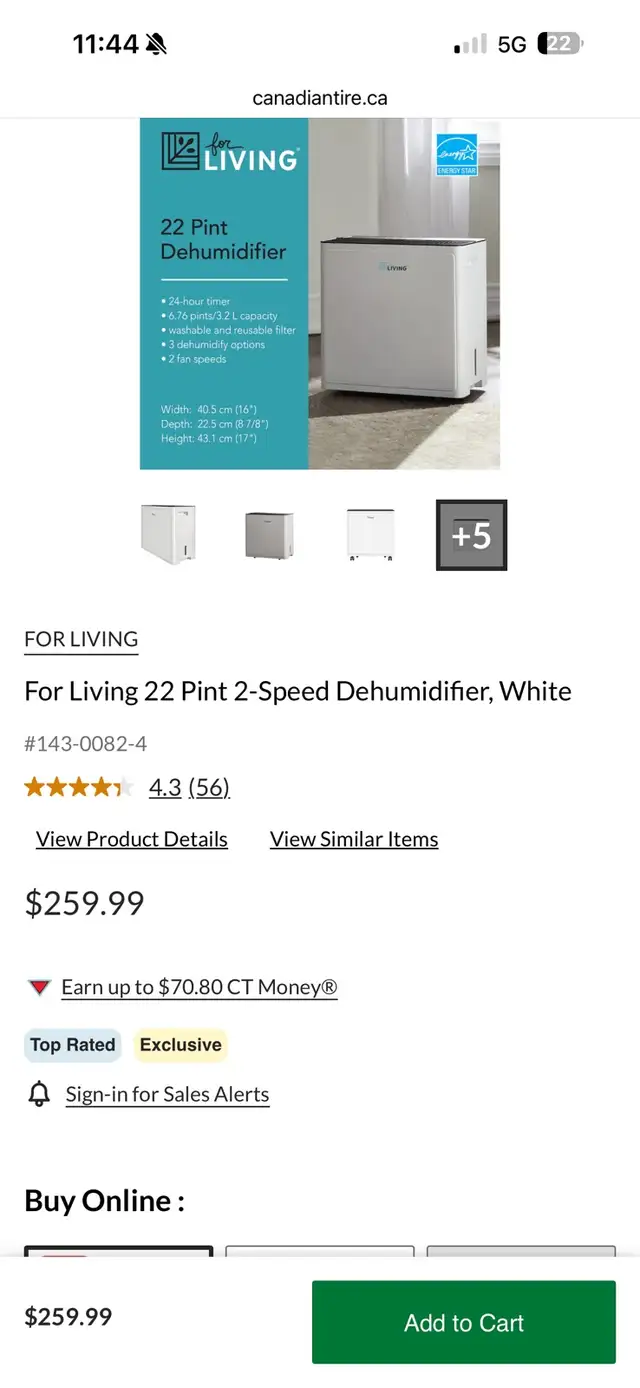 Brand new dehumidifier