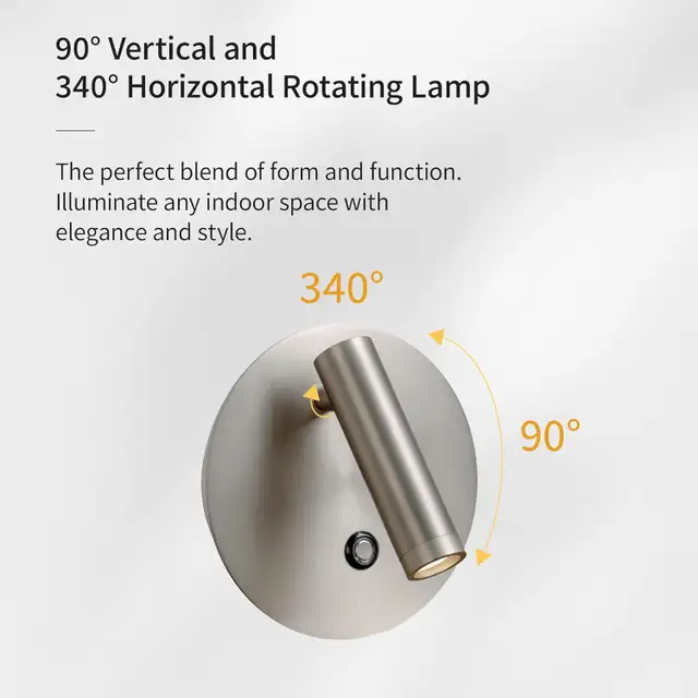 NEW: Wall sconce with touch switch and dimmer63234603282817122