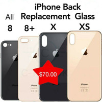 iPHONE BACK GLASS REPAIR 11,11 pro 11 pro max,,XS,XR,X,8P