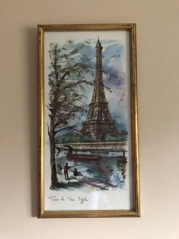 Prints of Paris,  Arno,  Professionally FramedWatercolours in Arts & Collectibles in Ottawa - Image 3