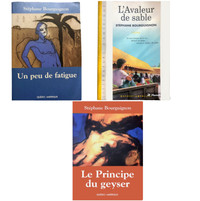 Livres, 3 romans de Stéphane Bourguignon