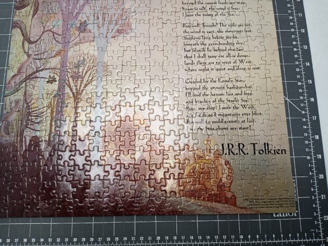 Vintage Tolkien Bilbo's Last Song Poster Jigsaw Puzzle 1976 in Arts & Collectibles in Kitchener / Waterloo - Image 4