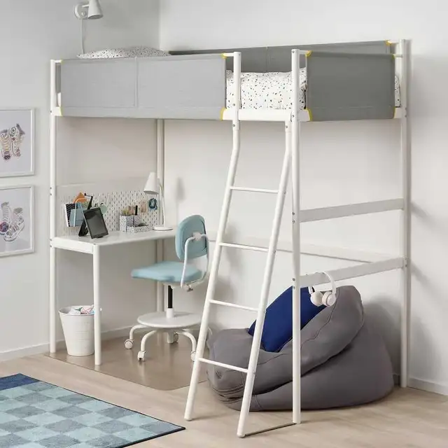 lit mezzanine avec bureau  in Beds & Mattresses in City of Montréal - Image 2